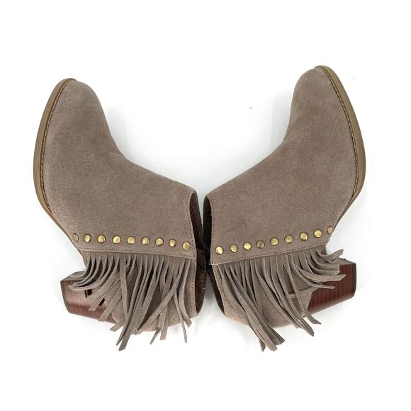 Vionic Faros Bootie Fringe Zip Side Tan 5 - Picture 3 of 9